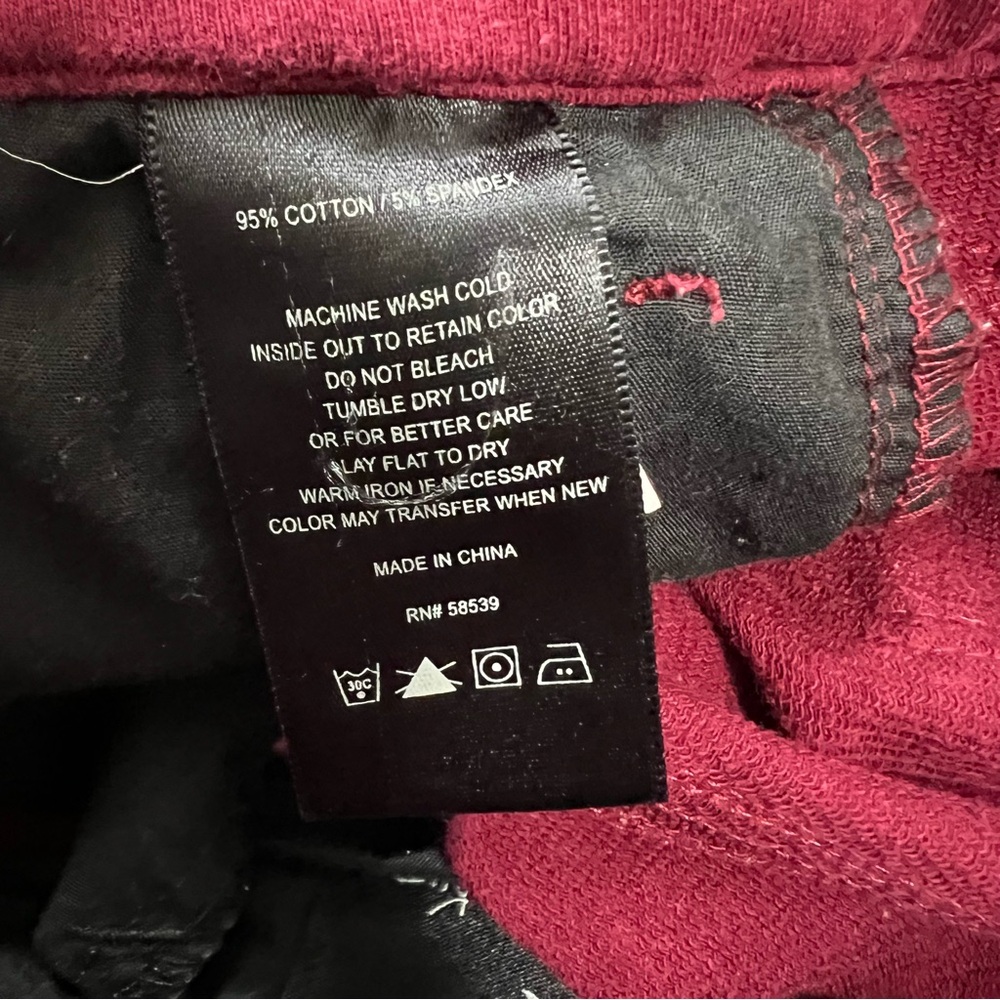 Kut From The Kloth Ultra Skinny Pants Size 2 Red Jennifer - Picture 9 of 15
